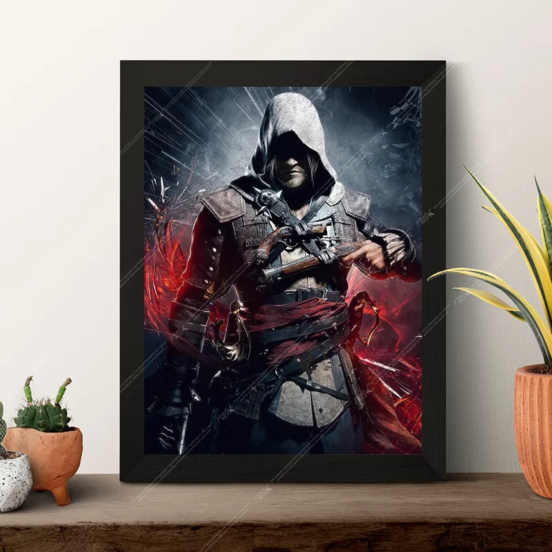 assassins-creed-iv-black flag edward kenway pirate assassin poster