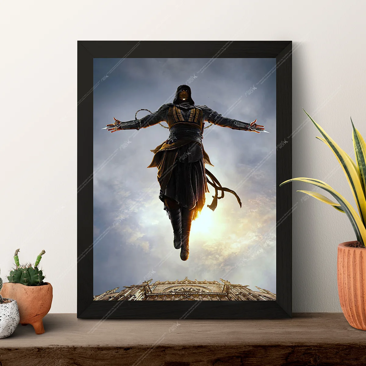 assassins creed leap of faith cathedral jump cinematic poster