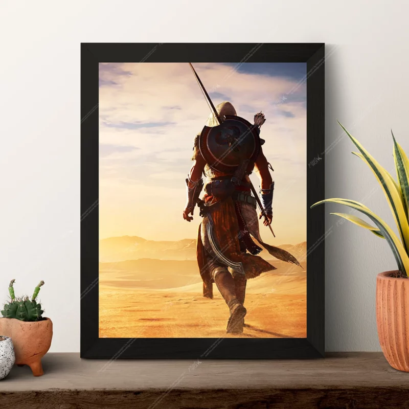 assassins-creed-origins bayek siwa desert walk egypt poster