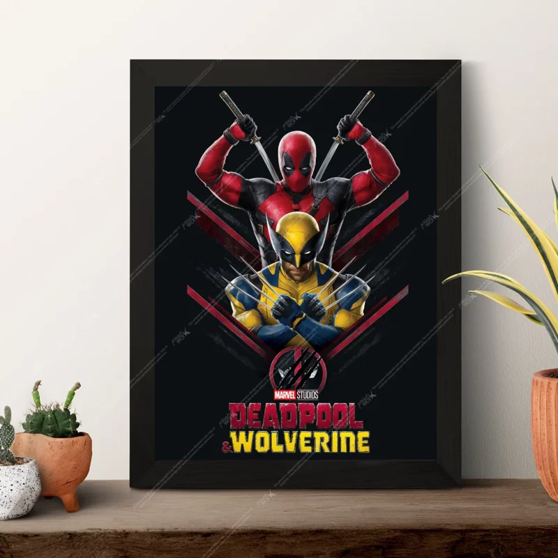 deadpool wolverine marvel anti hero duo poster
