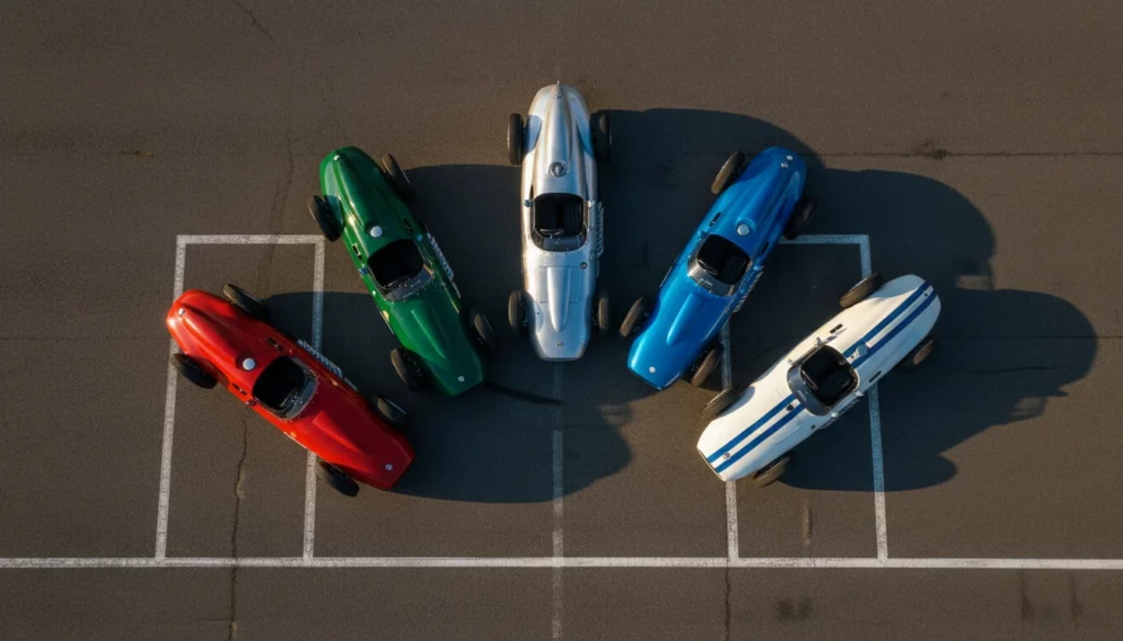 f1 team colours national racing colours vintage cars grid formula 1 poster