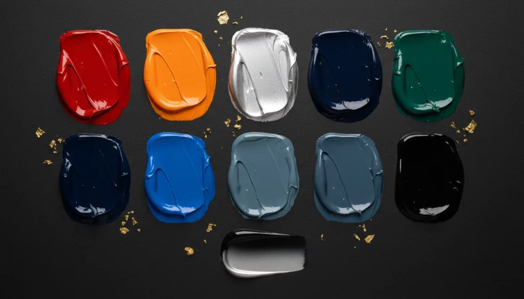 f1 team colours palette paint swatches formula 1 livery design art poster