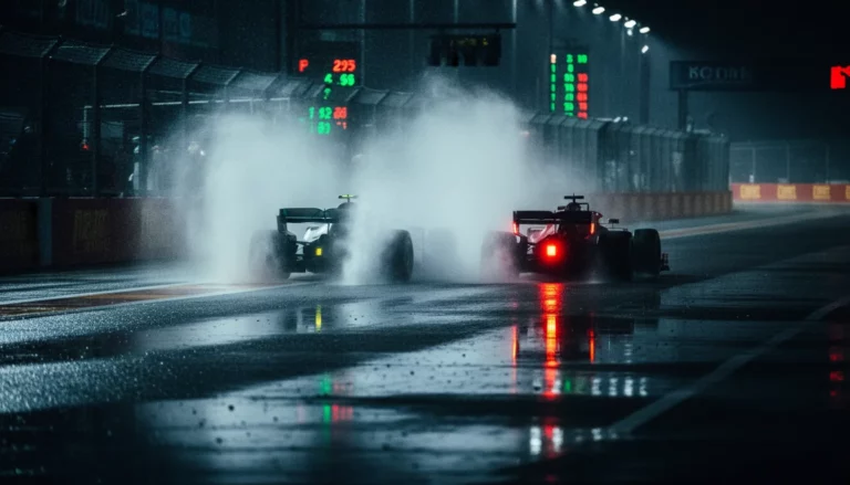 greatest f1 rivalries rain night race championship decider formula 1 poster