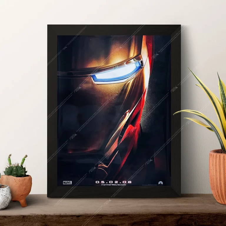 iron man original 2008 helmet teaser marvel poster