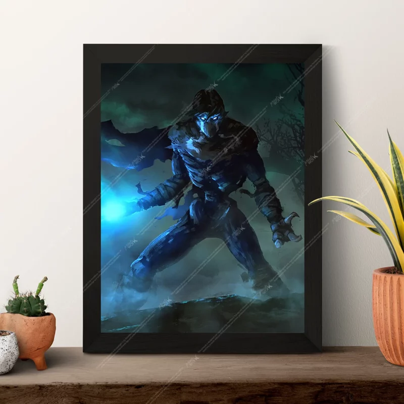 legacy-of-kain-soul-reaver raziel spectral realm dark fantasy poster