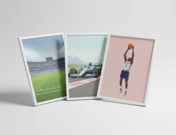 sports posters category football f1 basketball