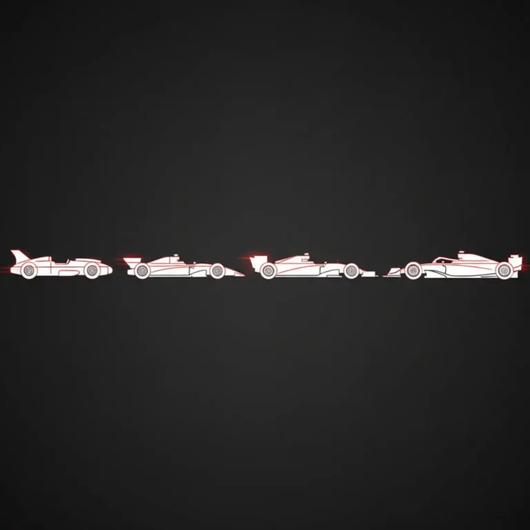 the evolution of formula 1 car design