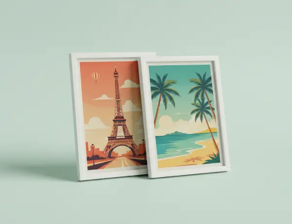 travel posters category cities landmarks vintage