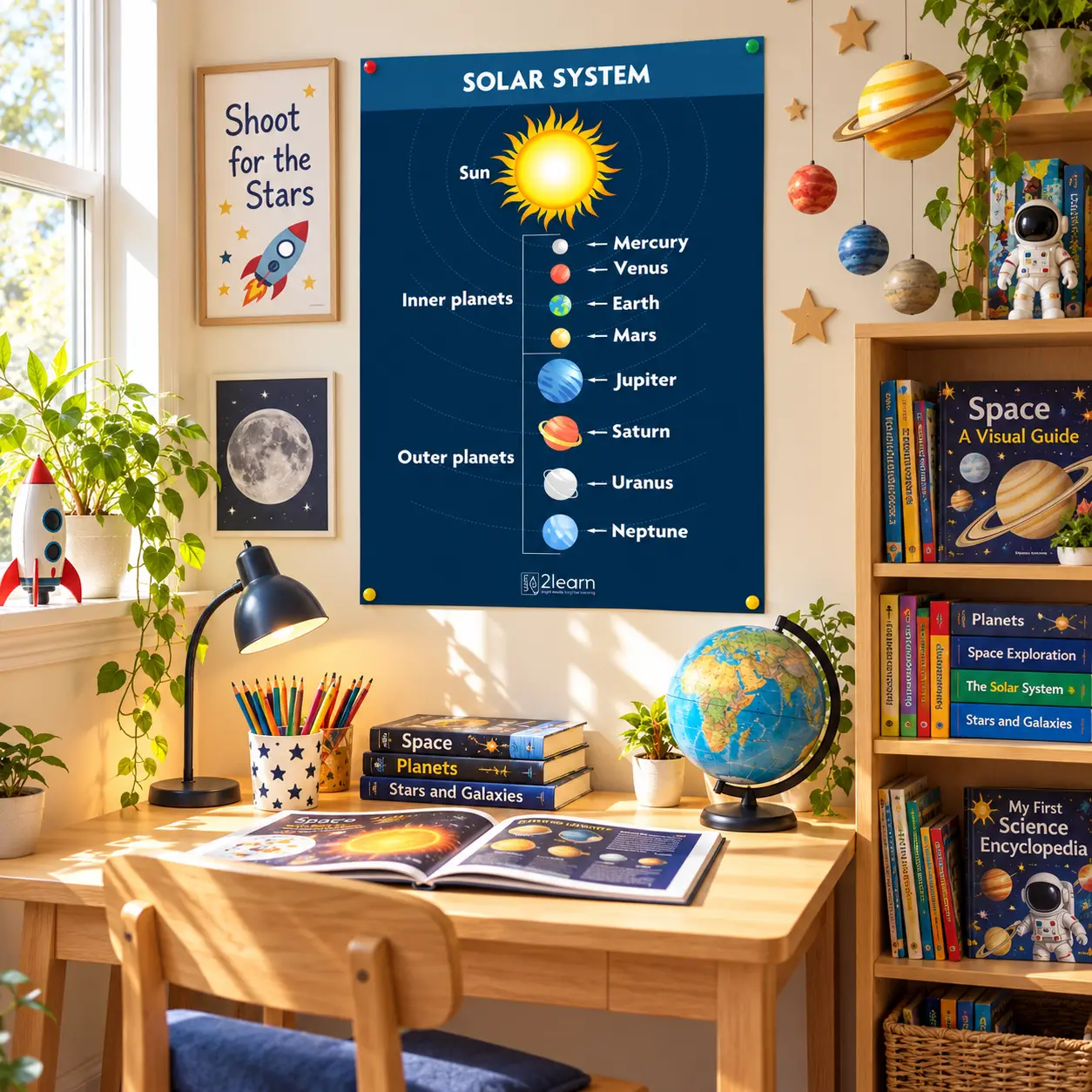 inner outer planets poster school corridor display