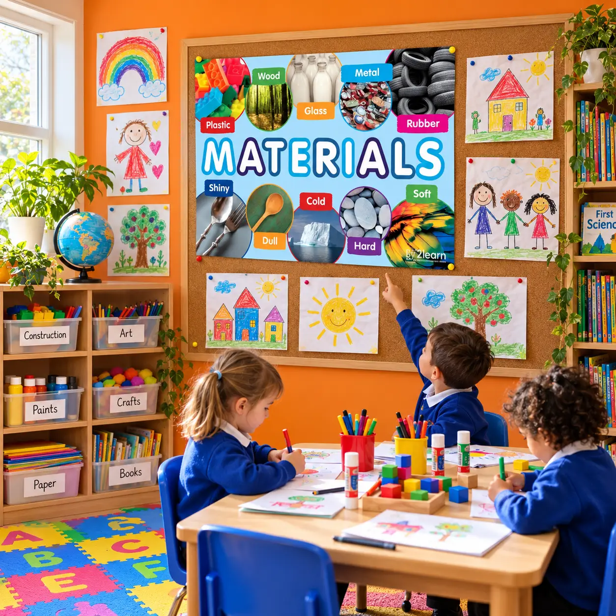 materials science poster primary school classroom