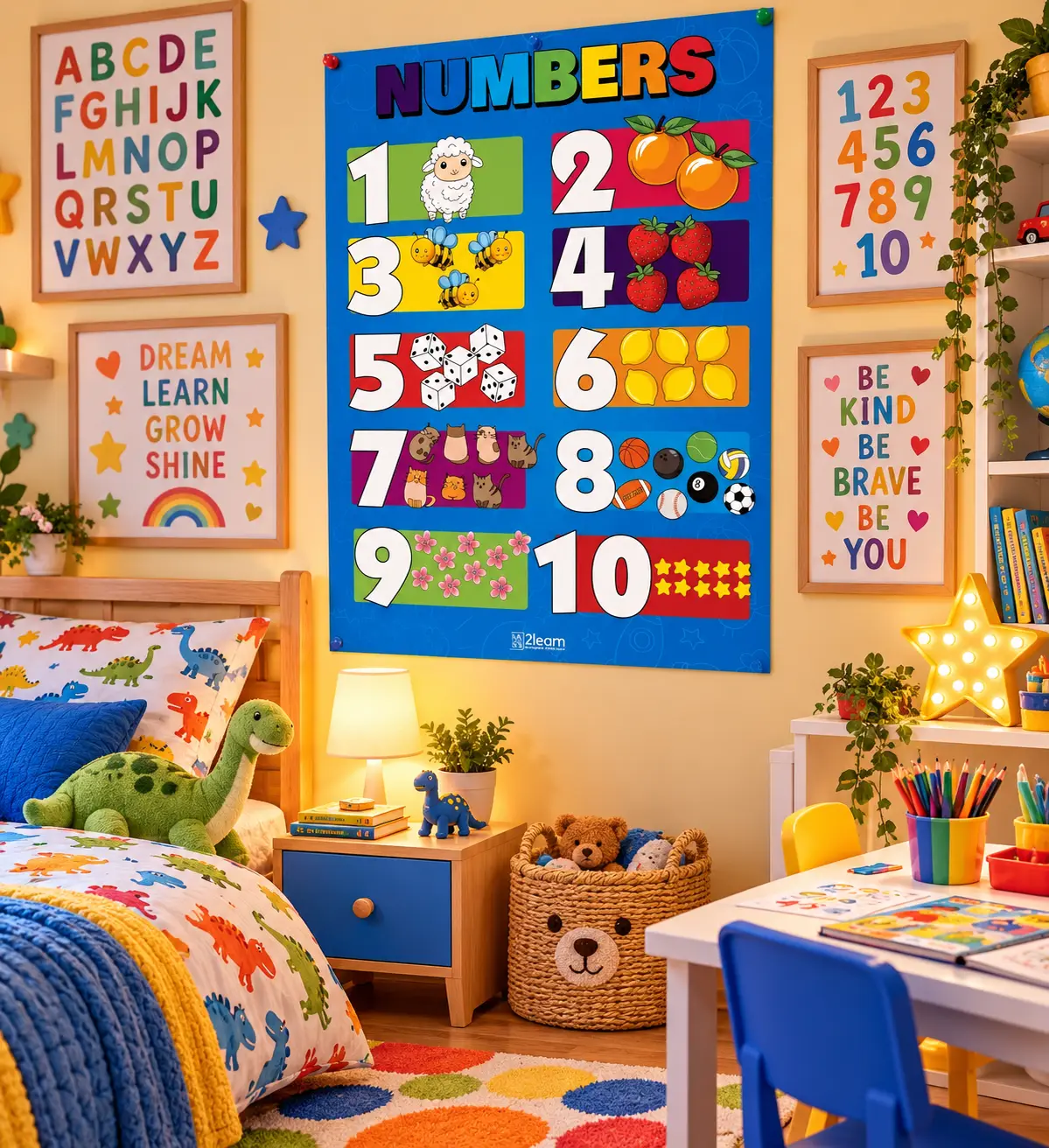 numbers 1 10 poster home learning corner